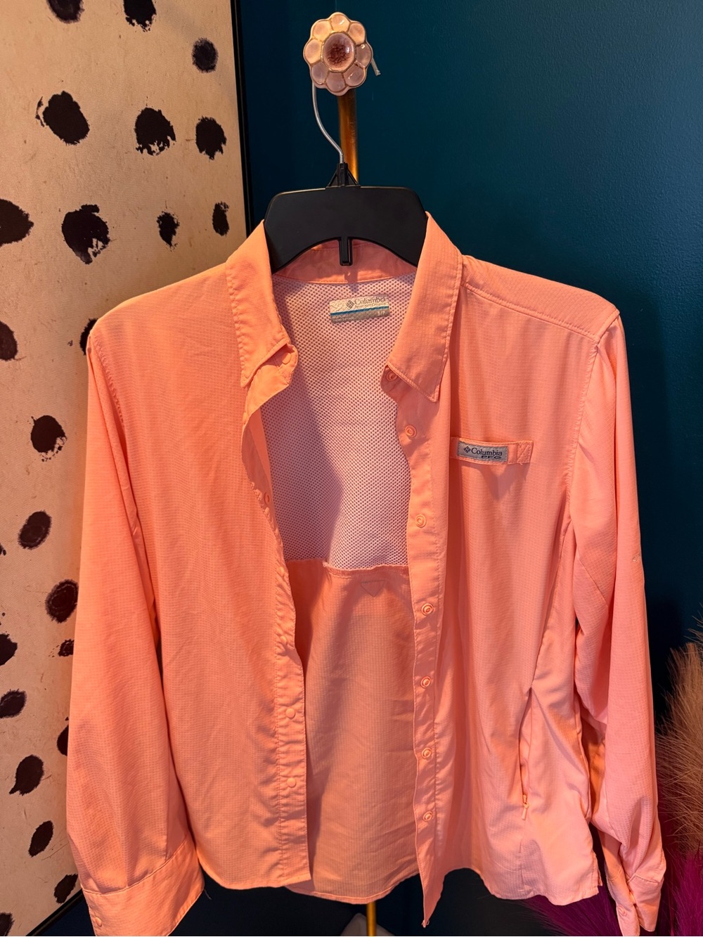 Columbia Women’s Coral Button-Down Shirt